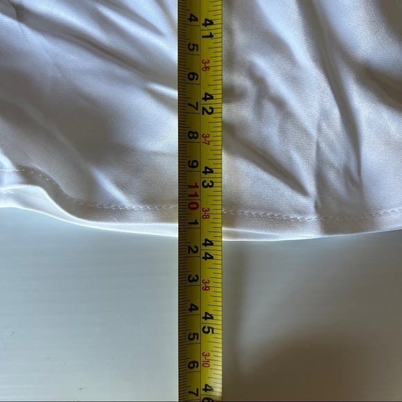 NEW ZARA RHINESTONE CORSET MIDI DRESS OYSTER WHITE | 1165/152 - Picture 14 of 15